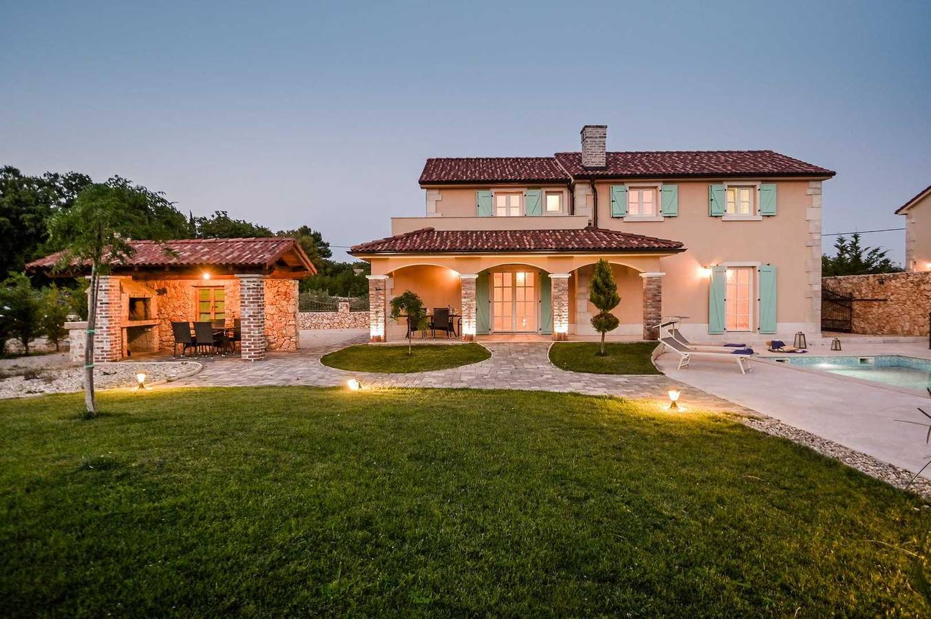 Charmante Villa Beleca mit privatem Pool in Kras, Krk