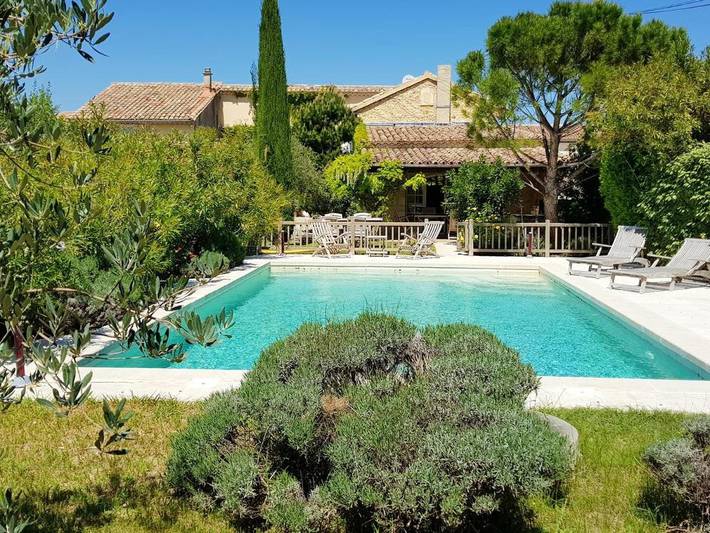 Villa pour 11 personnes, avec piscine ainsi que jardin et terrasse