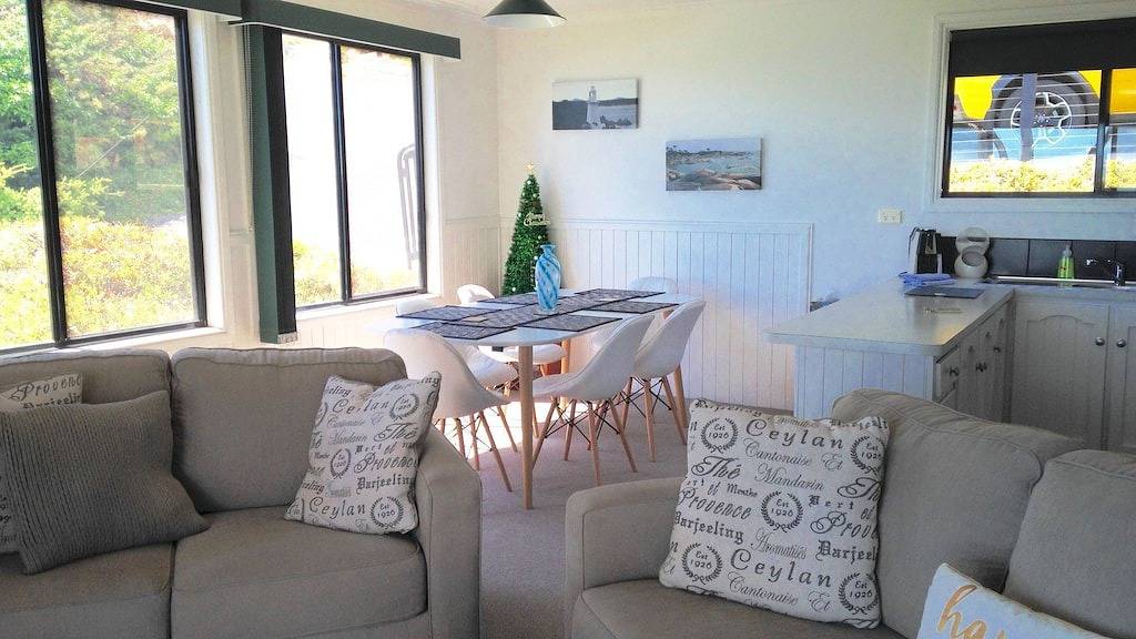Kingfisher Cottage Direkt am Strand in der Bay of Fires in Tasmanien