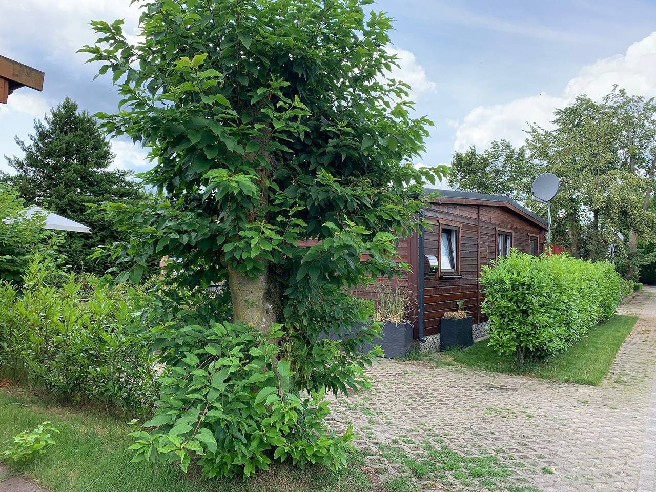 Bungalow 'Carlos zum Strand' con Terrazza Privata, Giardino Privato e Wi-Fi in Thülsfelder Stausee, Garrel