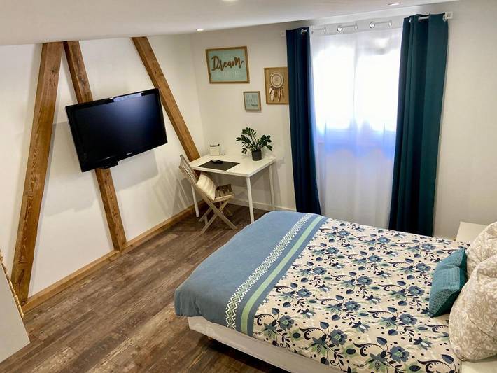 Gîte pour 6 personnes, avec terrasse dans Herbsheim