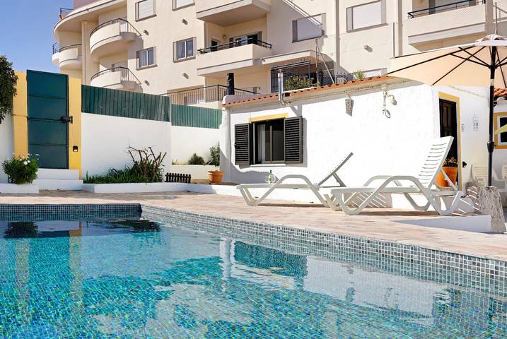 Ganze Wohnung, Ferienwohnung 'A Cerca - A' in Strandnähe mit Gemeinschaftspool und Wlan in Santa Maria, São Gonçalo de Lagos