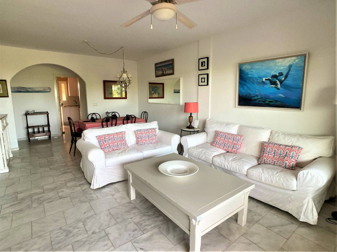 Appartement entier, Appartement confortable avec piscine et jardin, à 1 km de la plage in Mar Menor, Costa Cálida