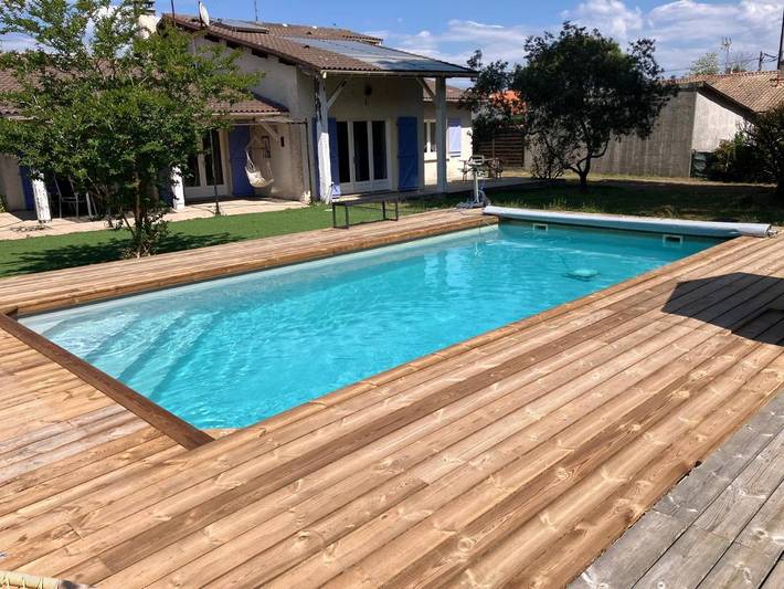 Location de vacances pour 8 personnes, avec piscine et jardin à Biganos - 3
