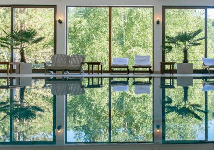 Hotel für 2 Personen, mit Balkon und Terrasse sowie Garten und Pool in Echternach