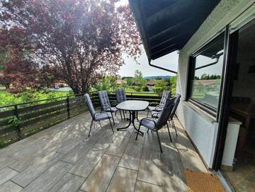 Ferienhaus für 6 Personen, mit Balkon und Pool sowie Garten, kinderfreundlich im Allgäu