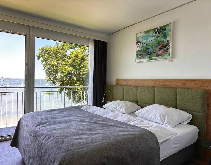 Hotel für 4 Personen, mit Seeblick und Garten sowie Ausblick, mit Haustier am Ammersee - 3