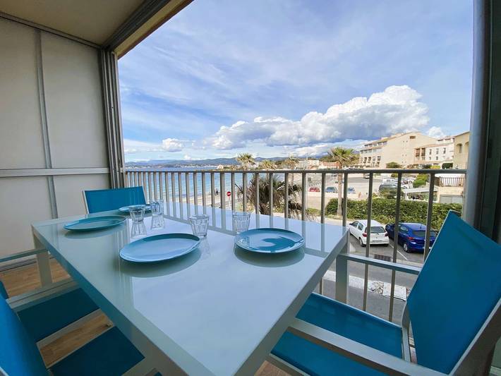 Gîte pour 4 personnes, avec Balcon dans Le Brusc