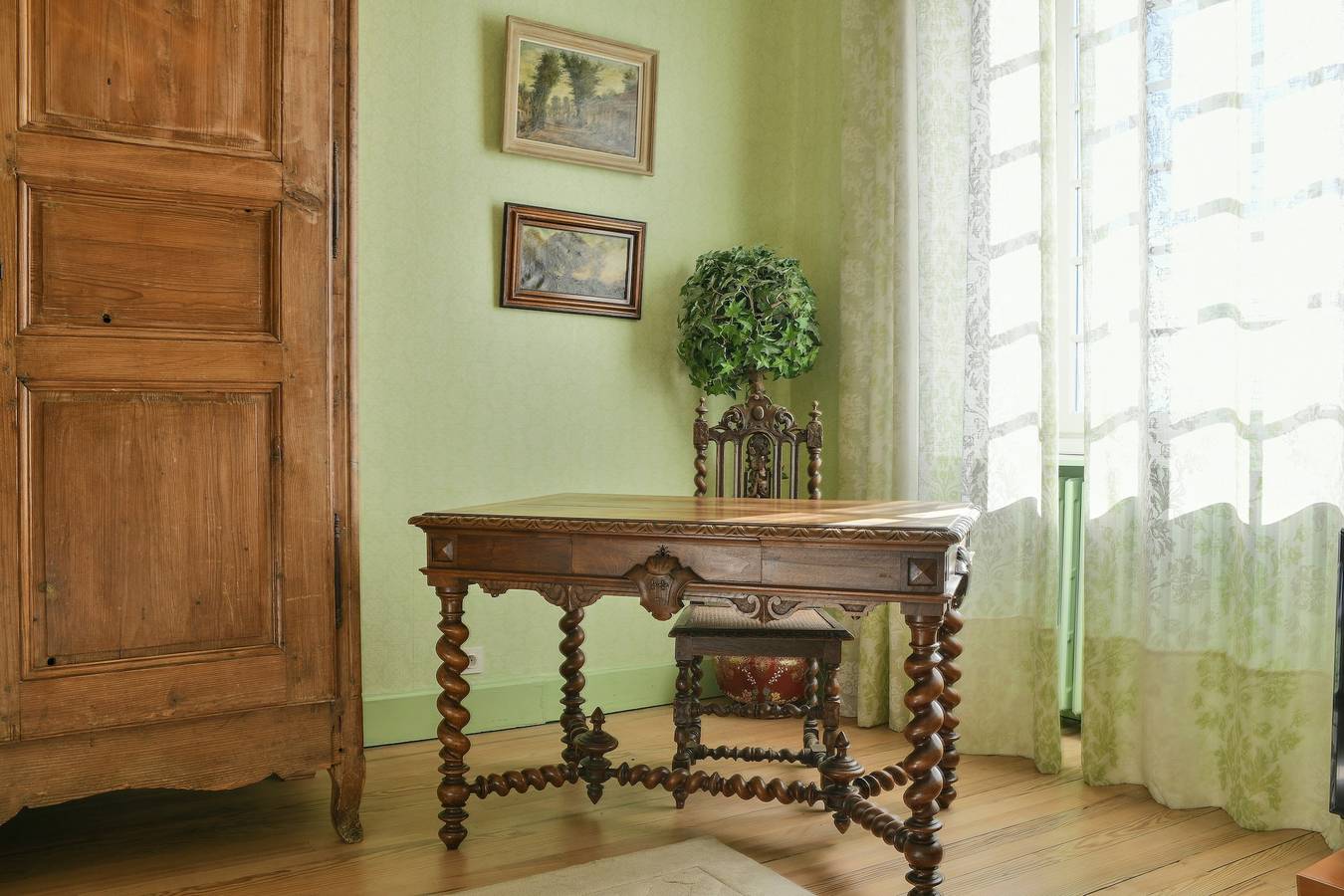 Chambre d’hôtes « Chambre Chez L’habitant - 2 » avec vue montagne et Wi-Fi in Sermérieu, Région de La Tour-du-Pin