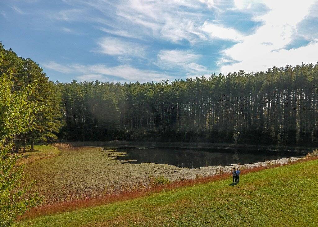 Luxus-Pines Lodge-Poolblick-Lodge-Eigenes Badezimmer in Hocking County