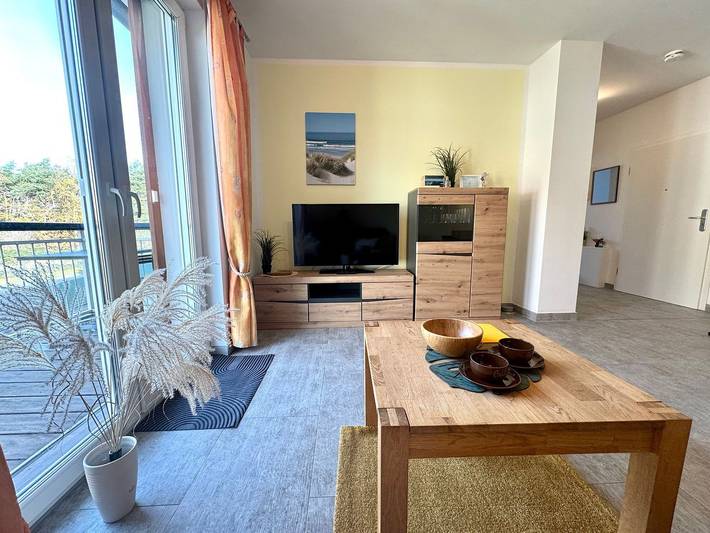 Ferienwohnung für 3 Personen, mit Balkon in Dierhagen