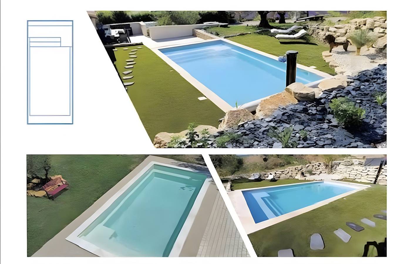 Les Oliviers de Lunéa, villa en las alturas de Fayence in Fayenza, Region de Draguignan