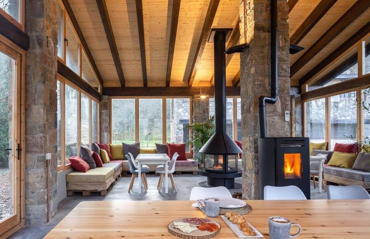 Casa rural para 4 personas, con jardín, Se admiten mascotas en Vall de Vianya - 4