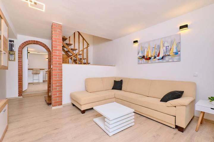 Ferienhaus für 4 Personen, mit Ausblick und Terrasse