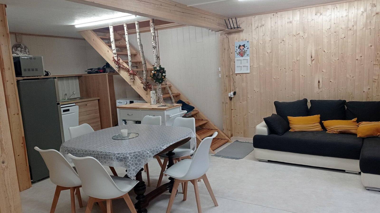 Gîte « Le Cocon des 3 Pins »: vistas a la montaña, terraza privada y Wi-Fi in Plaine (Bajo Rin), Bas-Rhin Alsacia