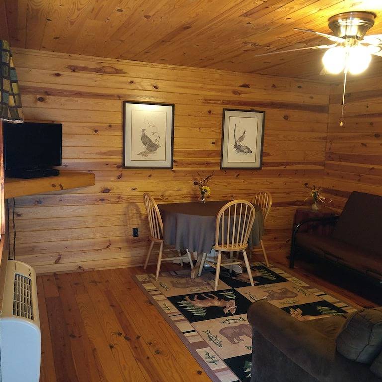 Cozy Unit #2 Waterfront Log Cabin in Lake Ouachita
