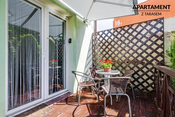 Ferienwohnung für 4 Personen, mit Garten und Ausblick in Ustka