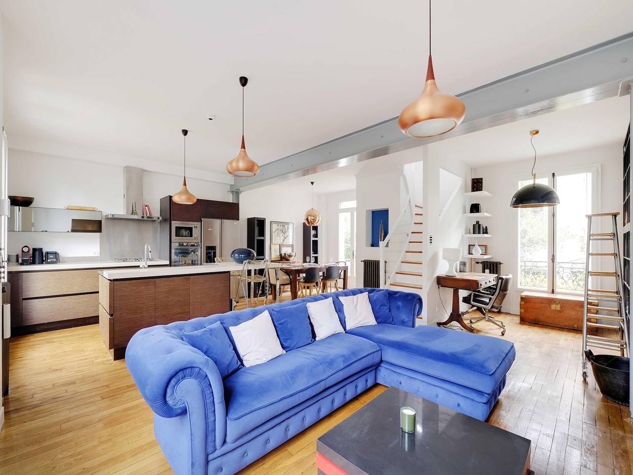 Apartamento entero, Casa con jardín - 4Br-7P- Asnières-sur-Seine in Asnières-sur-Seine, Altos del Sena