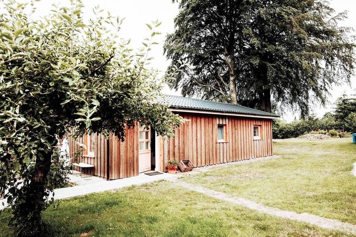 Ferienhaus für 4 Personen, mit Terrasse und Garten sowie Ausblick in Wingst