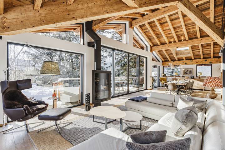 Location de vacances pour 10 personnes, avec balcon ainsi que jardin et sauna dans Mer de Glace - 3