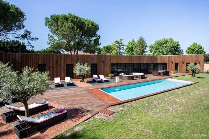 Ferienwohnung für 2 Personen, mit Terrasse und Garten sowie Ausblick und Pool in Lit-et-Mixe - 2