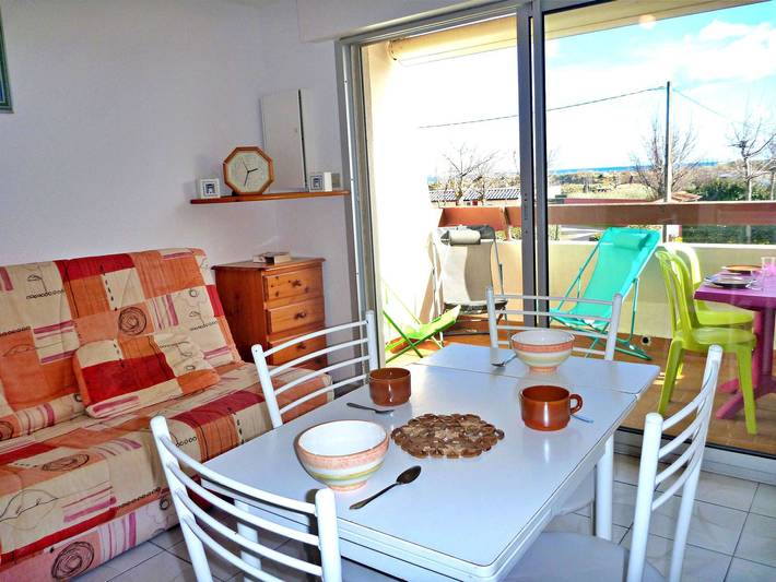Ganzes Studio, Strandnahes Studio mit Terrasse, Parkplatz, WLAN und Haustier erlaubt in Marseillan, Mittelmeerküste (Frankreich)