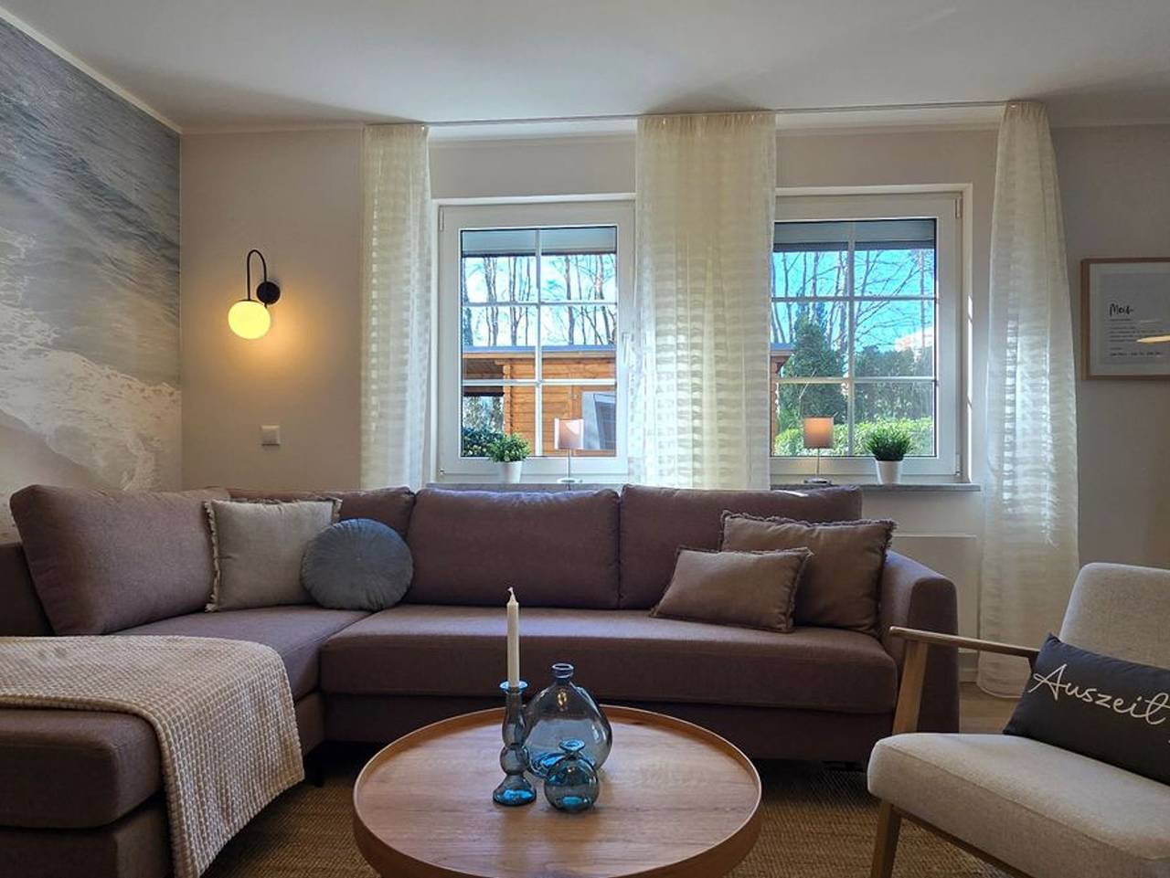 Ganze Ferienwohnung, Ferienwohnung U4 "Am Wasserturm" - Moderne strandnahe 3-Zimmer-Ferienwohnung für bis 5 Pers. mit Wlan in Graal-Müritz, Rostock und Umgebung