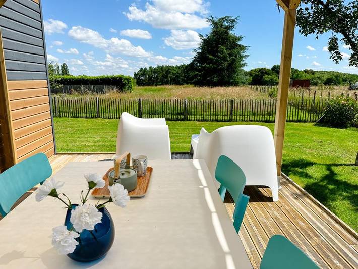 Location de vacances pour 4 personnes, avec Jacuzzi et Terrasse ainsi que Jardin et Vue à Mosnes - 4