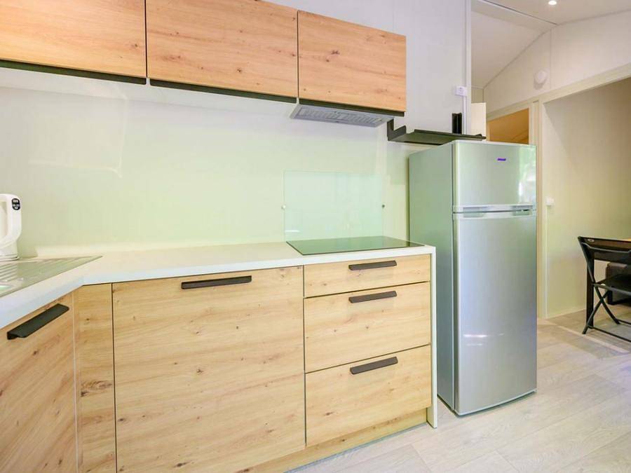 Camping Les Eaux Chaudes - Mobilheim 2 personen - Caprice Grand Confort 1 Zimmer in Digne-les-Bains, Alpes-de-Haute-Provence