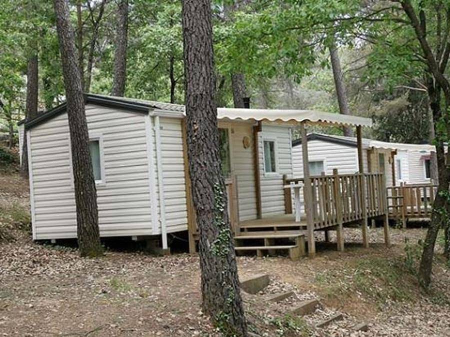 Camping Paradis - Le Ruou  - Mobilheim 4 personen - Pitchoun in Villecroze, Draguignan Region