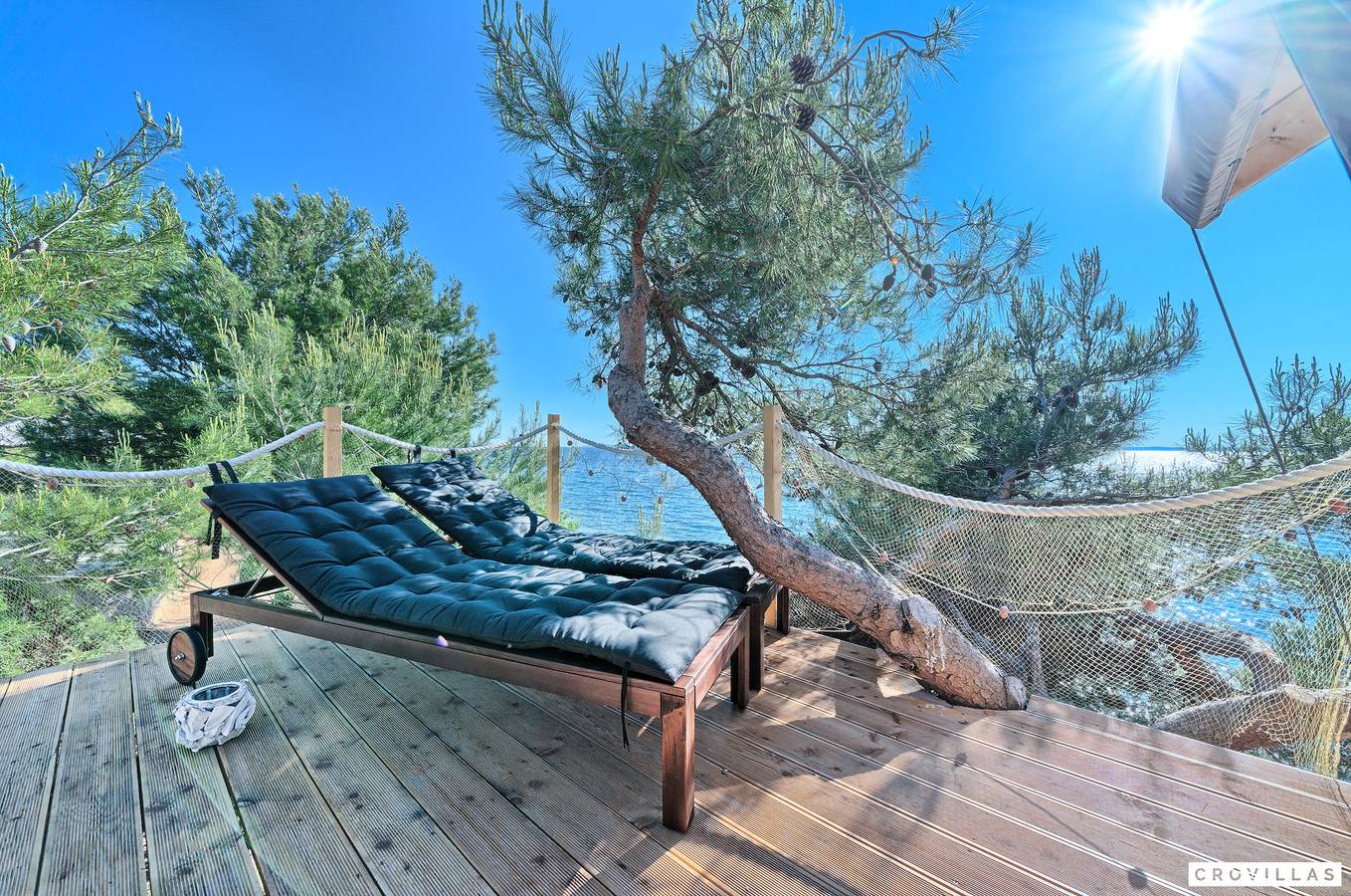 Appartement entier, Appartement de vacances pour 2 personnes avec vue sur l’océan in Tisno, Îles Dalmates