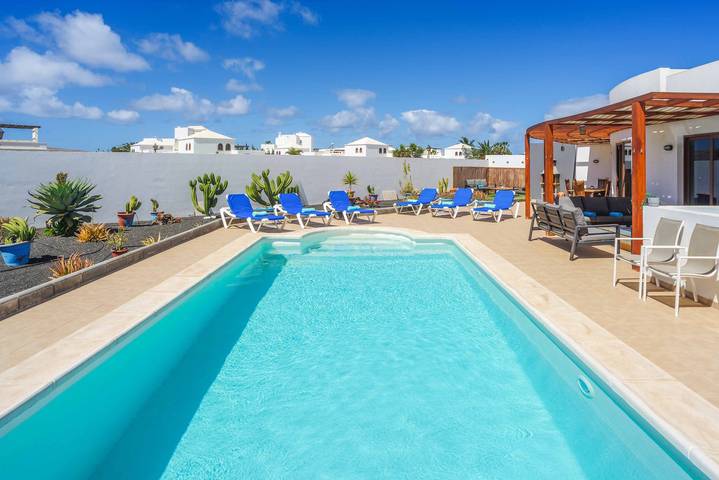 Villa für 10 Personen, mit Whirlpool und Terrasse auf Lanzarote - 4