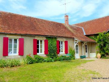 Gîte pour 3 personnes, avec jardin, animaux acceptés dans Allier