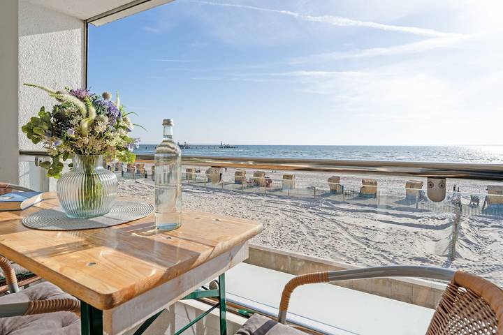 Ferienwohnung mit Meerblick für 6 Personen, mit Balkon in Schleswig-Holstein