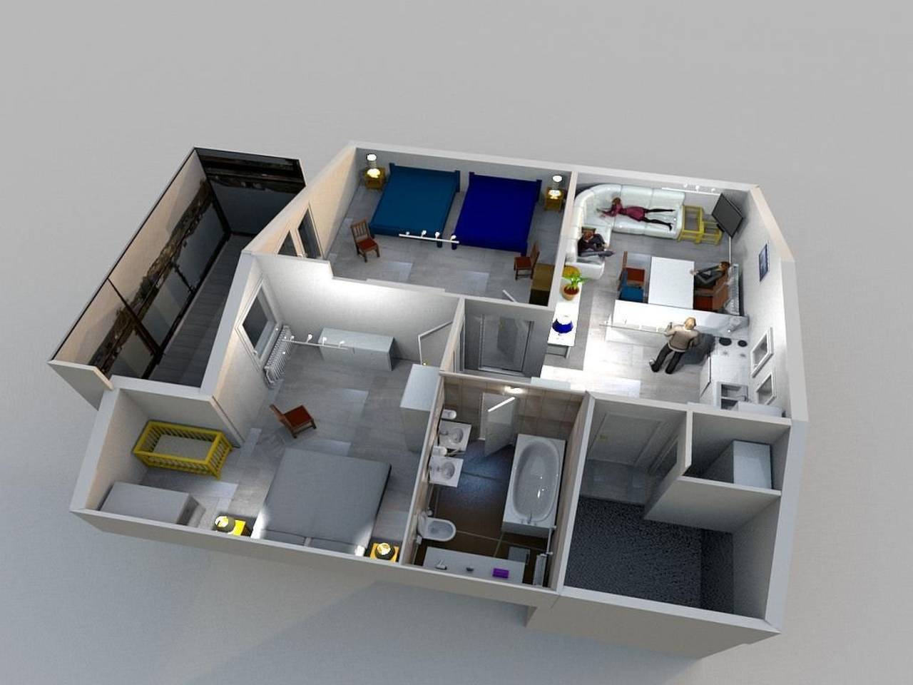 Ganze Wohnung, Bymina Ferienwohnung in Weitramsdorf, Oberes Maintal - Coburger Land