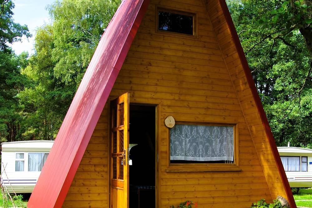 Hütte in Łazy nahe Ostsee und Jamno-See in Granica Łazy, Jezioro Jamno