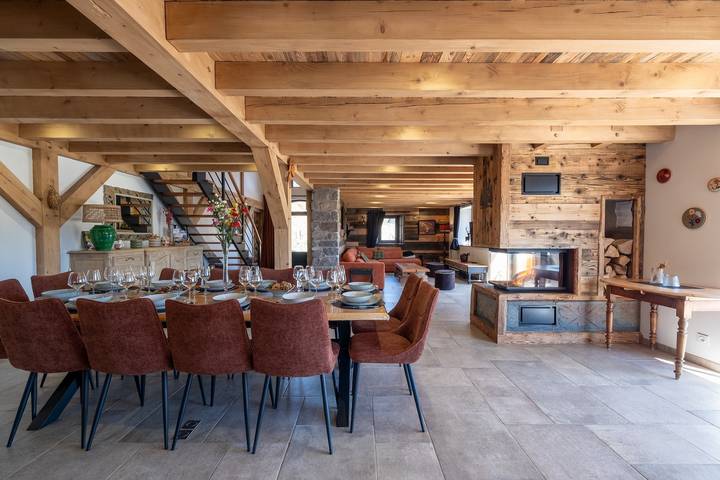 Chalet voor 12 personen, met Whirlpool en Tuin in de Vogezen