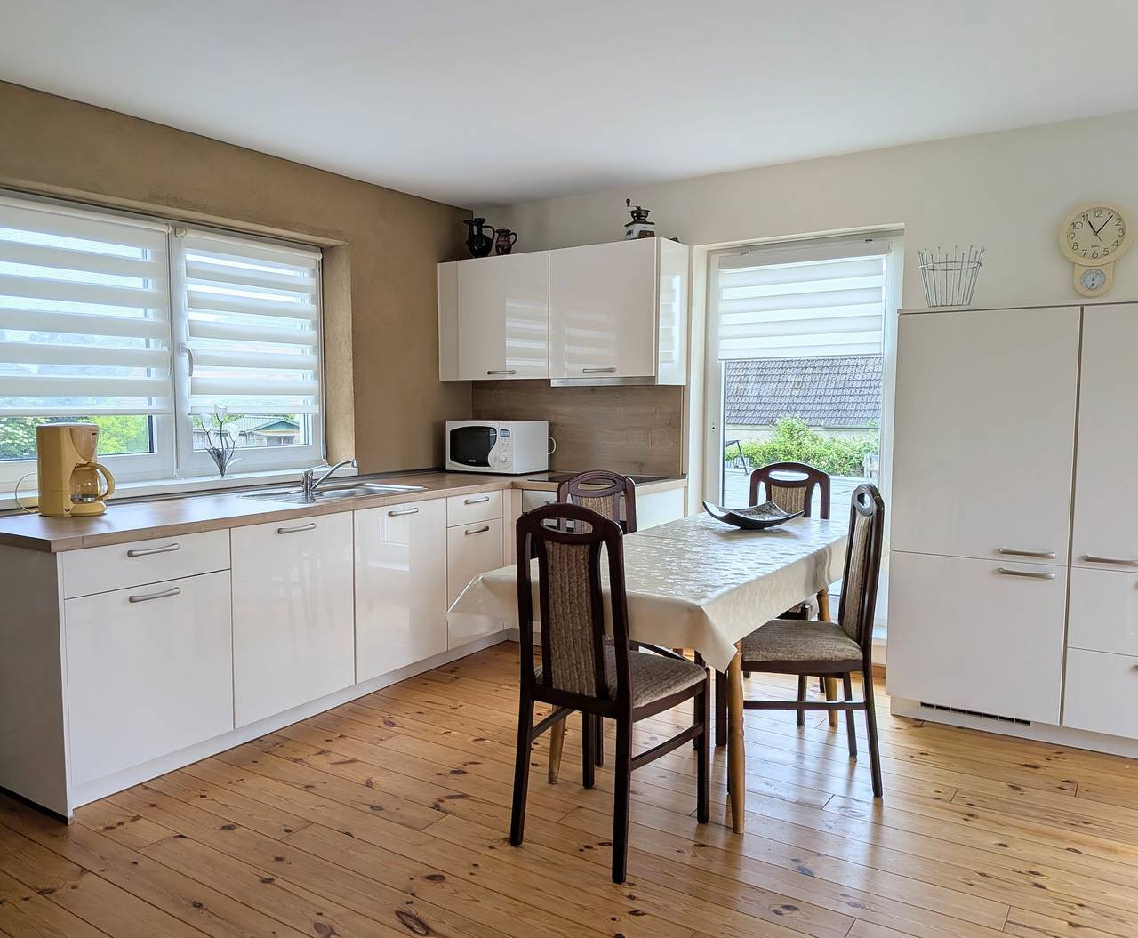 Ganze Wohnung, Apartment „Gartenblick“ mit privater Terrasse, Gemeinschaftsgarten und Wlan in Fuhlendorf, Vorpommern-Rügen