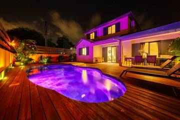 Villa pour 8 personnes, avec jardin ainsi que piscine et terrasse sur l' Île de la Réunion