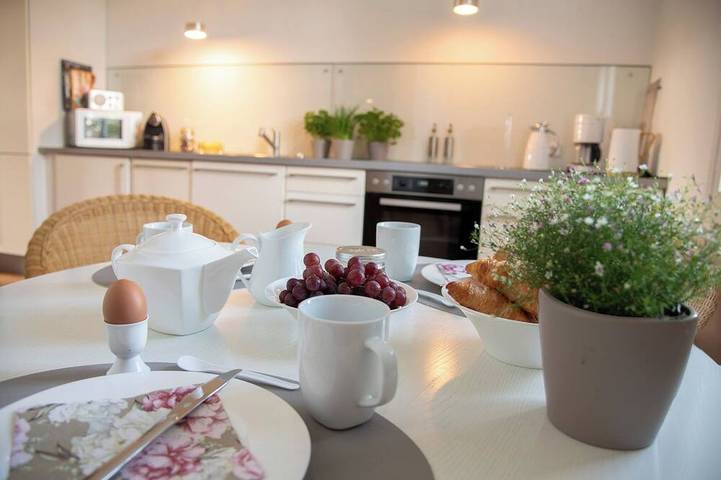 Ferienwohnung für 3 Personen, mit Balkon und Garten in Plön
