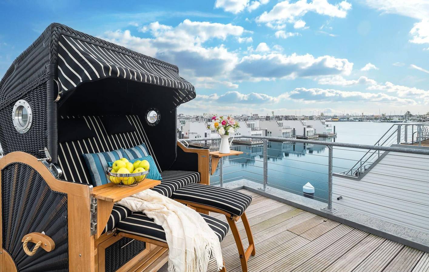Appartement mit Meerblick, Terrasse und Parkplatz - Strand 1000m in Olpenitz, Kappeln