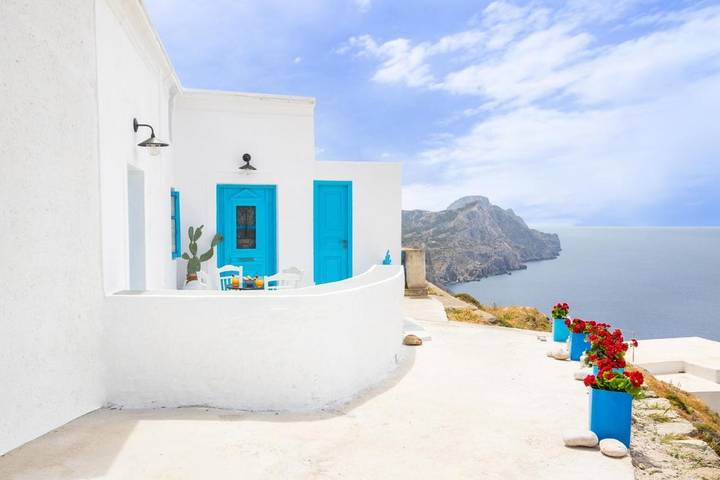 Villa für 4 Personen, mit Ausblick und Terrasse auf Karpathos