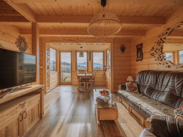 Chalet pour 6 personnes, avec balcon ainsi que jardin et sauna en Pologne - 3