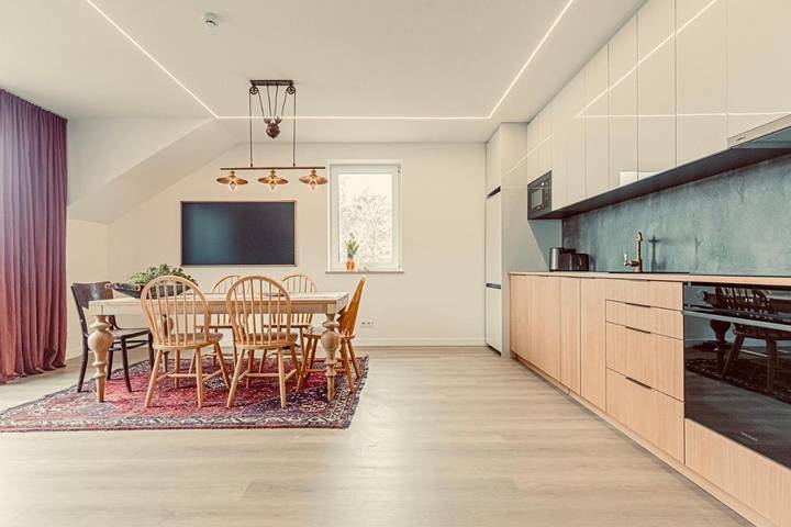 Apartament wakacyjny dla 2 osób, z widok i balkon w Kowno