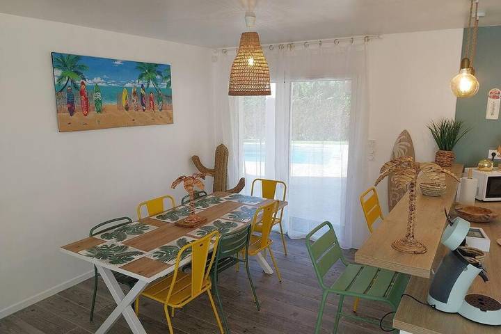 Location de vacances pour 7 personnes, avec vue ainsi que jardin et piscine à Bon-Encontre - 2