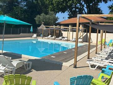 Camping für 4 Personen, mit Kinderpool, mit Haustier in Gard