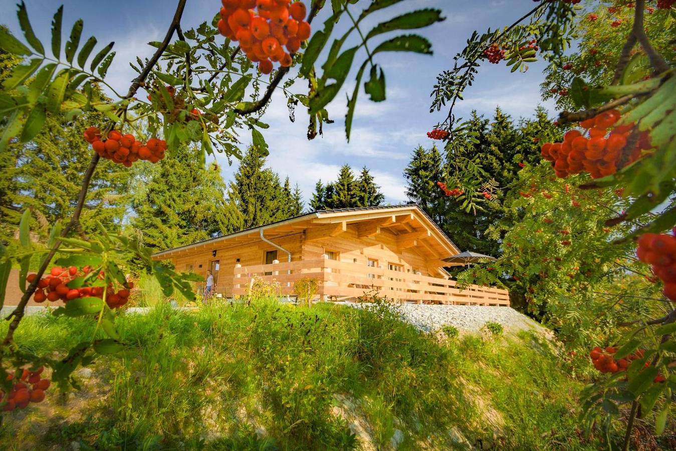 5 Sterne Luxus-Chalet Das Wistlberg mit privater Sauna, Whirlpool und Grill-Kota in Mauth, Ostbayern