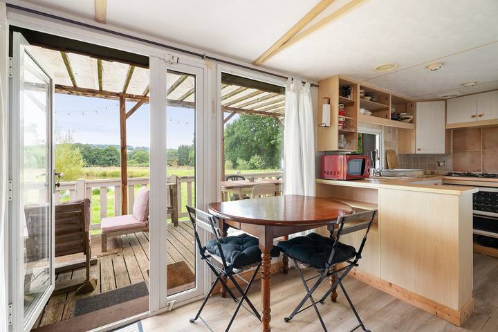 Chalet für 4 Personen, mit Sauna und Garten sowie Seeblick in Frankreich - 4