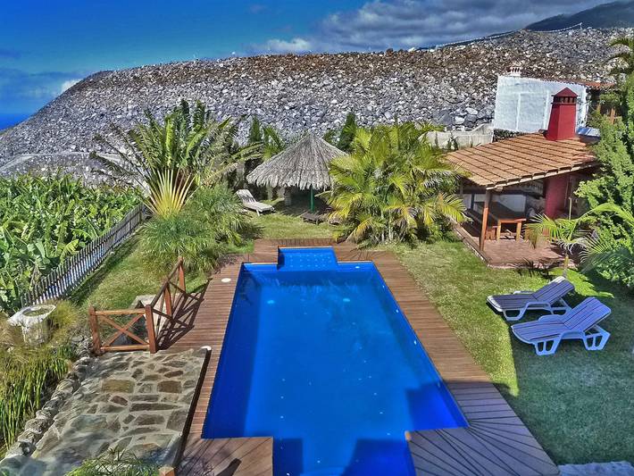 Ferienhaus für 7 Personen, mit Balkon und Terrasse sowie Garten und Pool in Tijarafe - 3