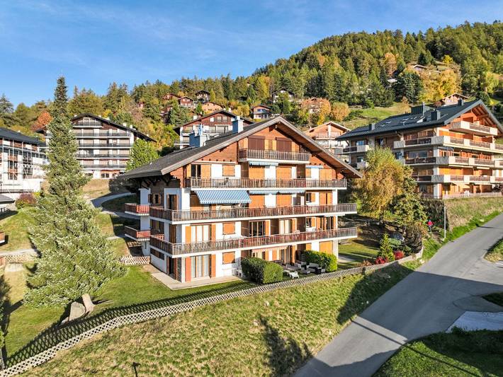 Vakantieappartement voor 8 personen, with Balkon and Terras as well as Uitzicht in Veysonnaz
